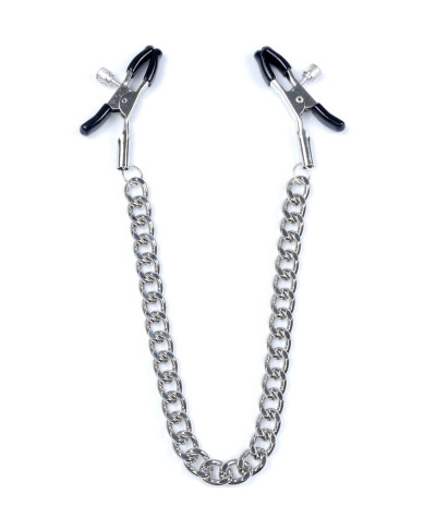 Zaciski na sutki kleszcze łańcuszek bdsm bondage