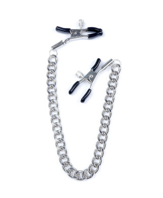 Zaciski na sutki kleszcze łańcuszek bdsm bondage