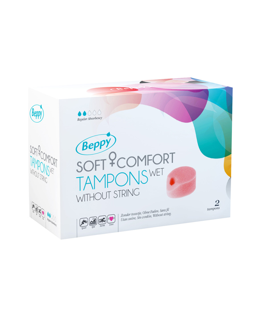 Tampony-BEPPY SOFTCOMFORT TAMPON WET 2PCS