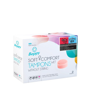 Tampony-BEPPY SOFTCOMFORT TAMPON WET 2PCS