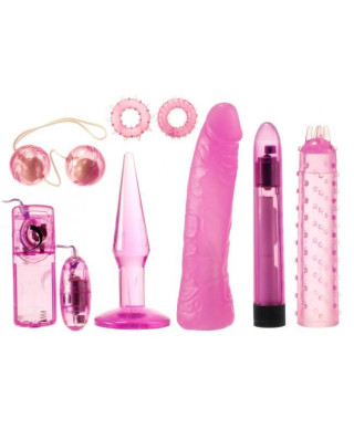 Wibrator dildo korek kulki super zestaw akcesoria