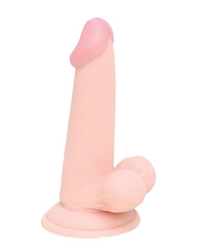 Grube dildo z mocną przyssawką realistyczne 14cm