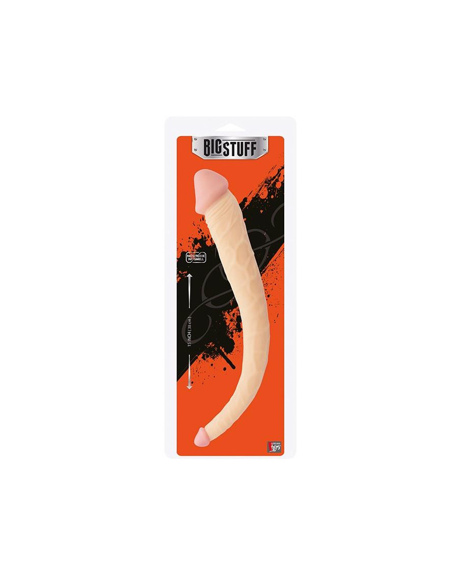 Dildo dwustronne analne waginalne podwójne 38cm