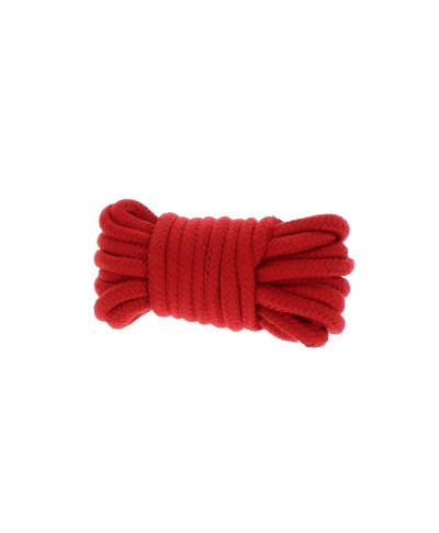Wiązania-BONDAGE ROPE 5 METER RED