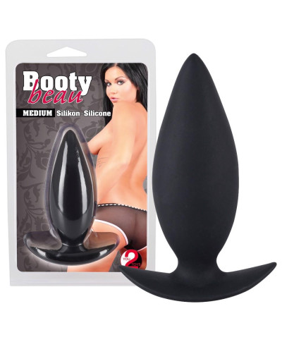 Korek analny zatyczka plug silikon sex średni 10cm