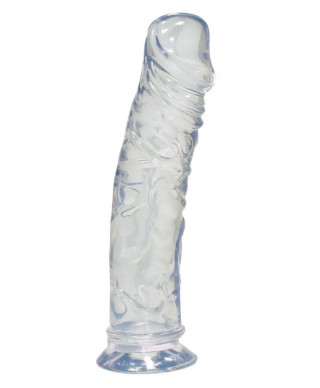 Przezroczyste dildo jak penis realistyczne 19cm