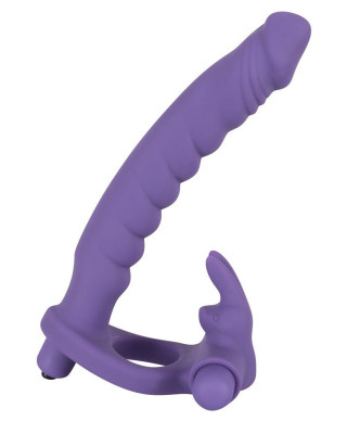 Sztuczny penis dildo podwójna penetracja masażer
