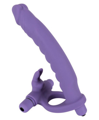 Sztuczny penis dildo podwójna penetracja masażer