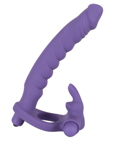Sztuczny penis dildo podwójna penetracja masażer