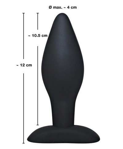 Duży korek analny plug zatyczka silikonowa 12cm