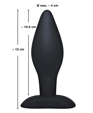 Duży korek analny plug zatyczka silikonowa 12cm