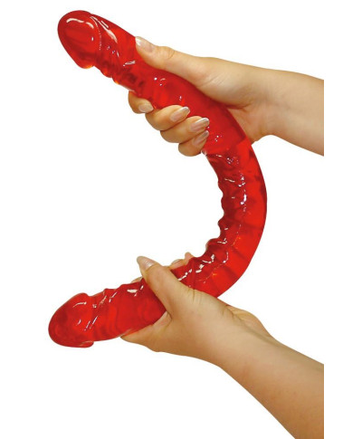 Dildo penis podwójna penetracja lesbijskie 43cm