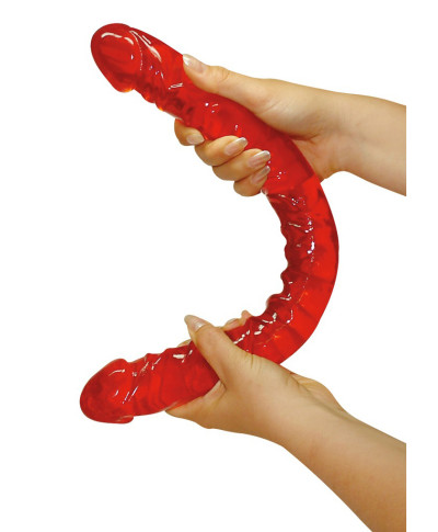 Dildo penis podwójna penetracja lesbijskie 43cm