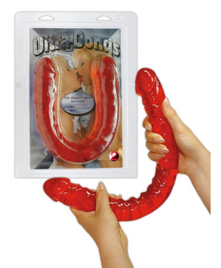 Dildo penis podwójna penetracja lesbijskie 43cm