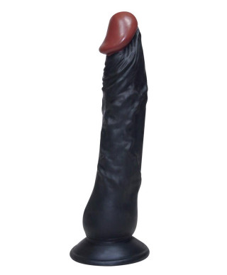 Dildo realistyczne czarne penis na przyssawce 23cm