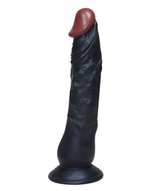 Dildo realistyczne czarne penis na przyssawce 23cm