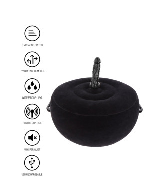 Inflatable Fuck Seat w Remote Black