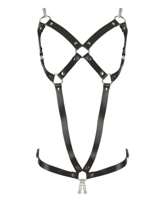 Leather harness female S-L