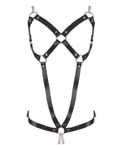 Leather harness female S-L
