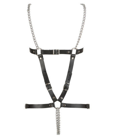 Leather harness female S-L