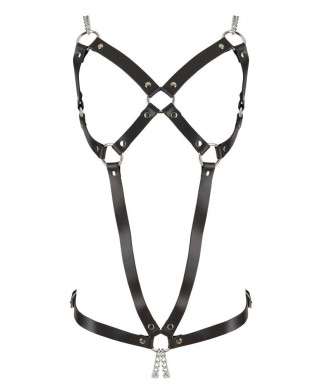 Leather harness female S-L