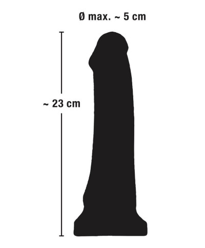 Realistyczny sterczący penis członek dildo 23cm