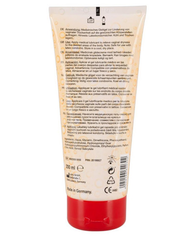 Nawilżający żel poślizgowy wodny silikonowy 200ml
