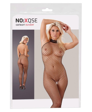 Podniecający bodystocking siatka rozcięty krok SM