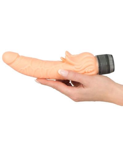 Realistyczny penis wibrator z żyłami wypustki 21cm