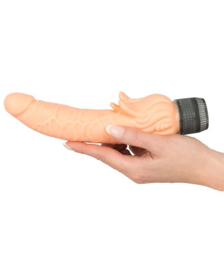 Realistyczny penis wibrator z żyłami wypustki 21cm