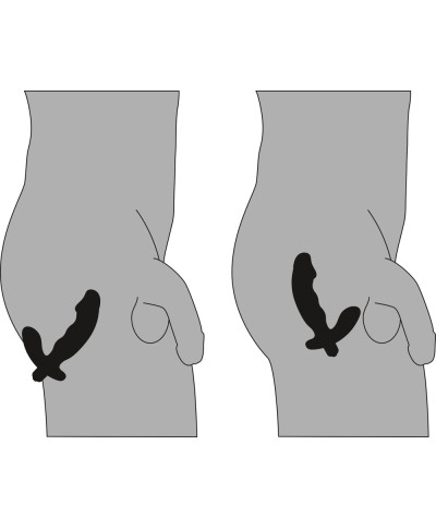 Męski wibrator analny do stymulacji prostaty 15cm