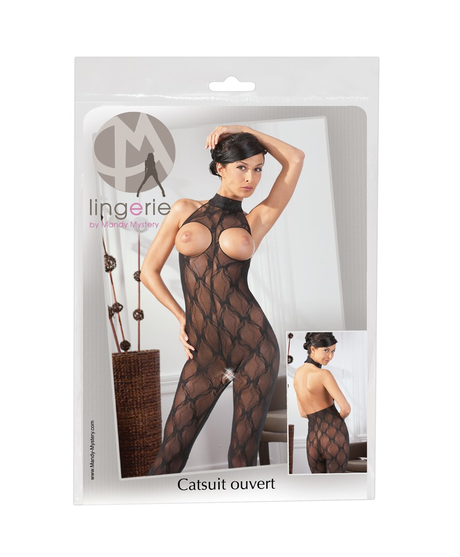 Catsuit open bust S-L