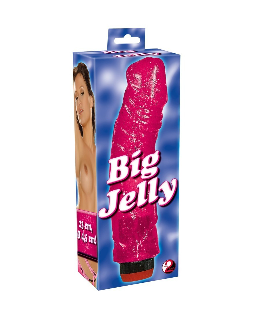 5503530000 Big Jelly Vibrpink-Duży Żelowy Wibrator