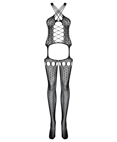 Geometryczne bodystocking siateczka obsessive sml