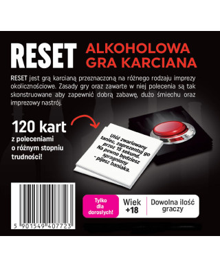 Imprezowa gra alkoholowa polecenia wyzwania reset