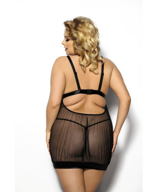 Solange black chemise L czarna halka