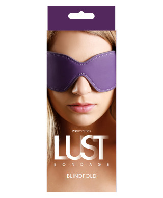 Wiązania-LUST BONDAGE BLINDFOLD PURPLE