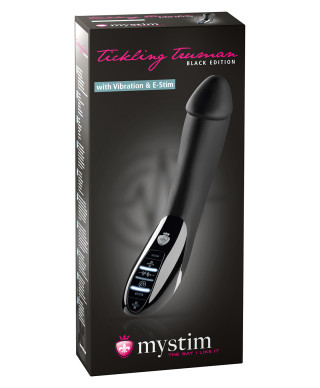 Stymulator-TICKLING TRUMAN ESTIM VIBE BLACK