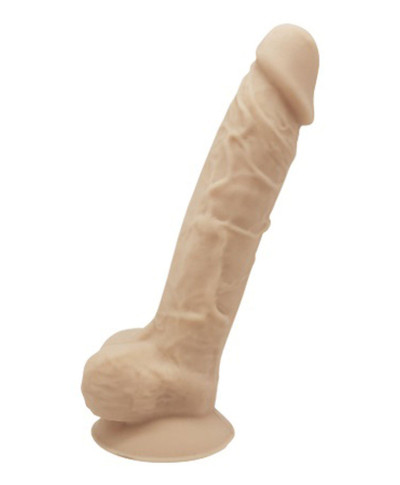 Mięsiste grube dildo z żyłami realistyczne 24cm