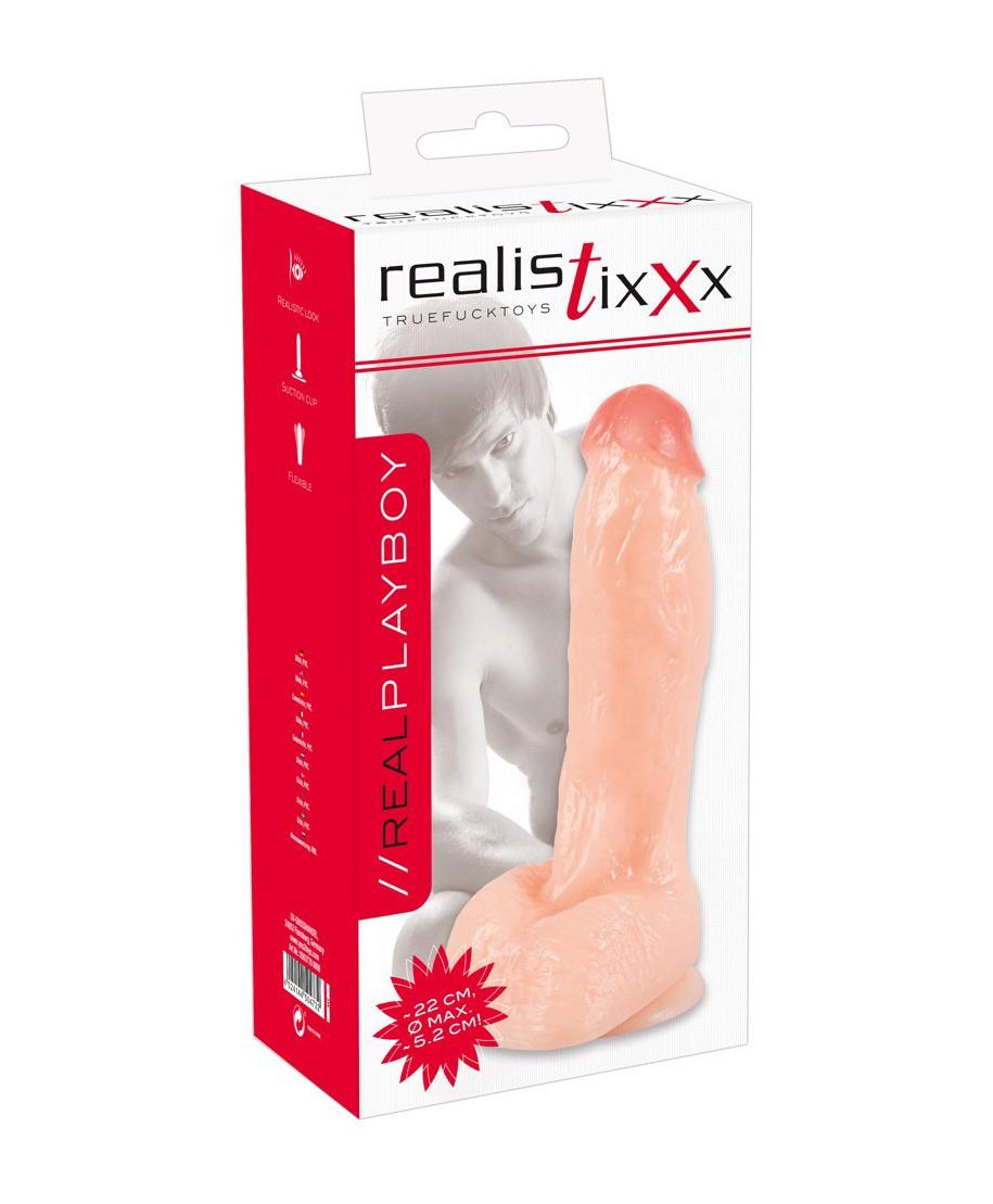 Solidne dildo duże grube naturalny penis sex 23cm