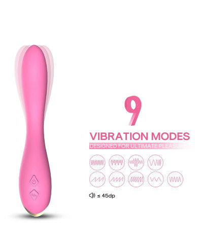 Wibrator masażer stymulator punktu g 22cm 9 trybów