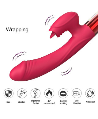 Wibrator podgrzewany damski królik wibracje sex