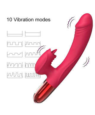Wibrator podgrzewany damski królik wibracje sex