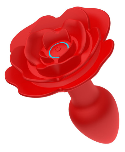 Rose rotating anal plug