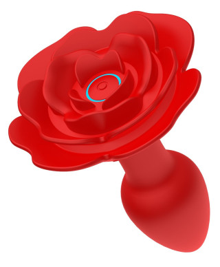 Rose rotating anal plug