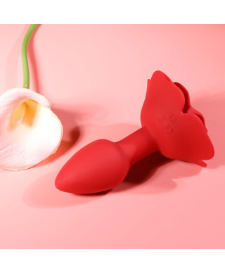 Rose rotating anal plug