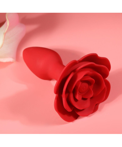Rose rotating anal plug