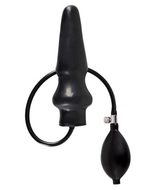 Lateksowy pompowany plug analny powiększany 20cm