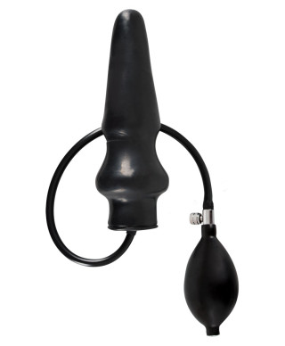 Lateksowy pompowany plug analny powiększany 20cm