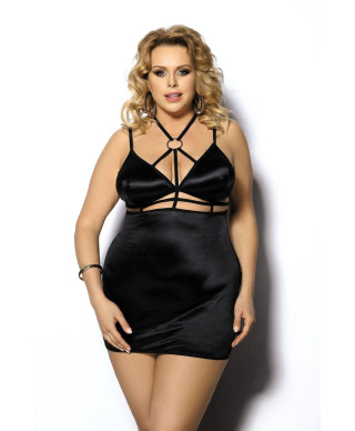 Desita XXL chemise blackhalka czarna